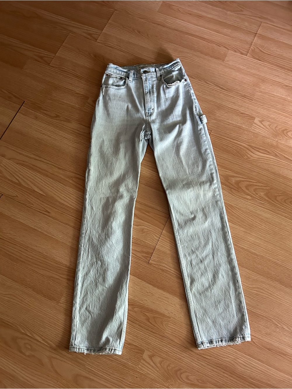 Abercrombie & Fitch Curve 90s Straight Ultra Hi Rise Jeans Size 26/2 Long
